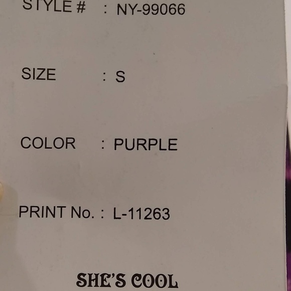 NWT She's Cool  Maxi Sundress Purple with Slits - Picture 6 of 6